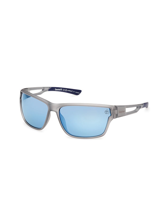 Timberland Men's Polarized Rectangular Sunglasses - TB0000120D65 - Lens Size: 65 Mm - Image 1